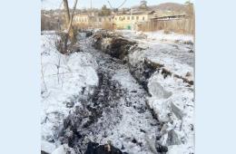 Начались работы по ликвидации подтопления грунтовыми водами в микрорайоне улицы Киевская, 14